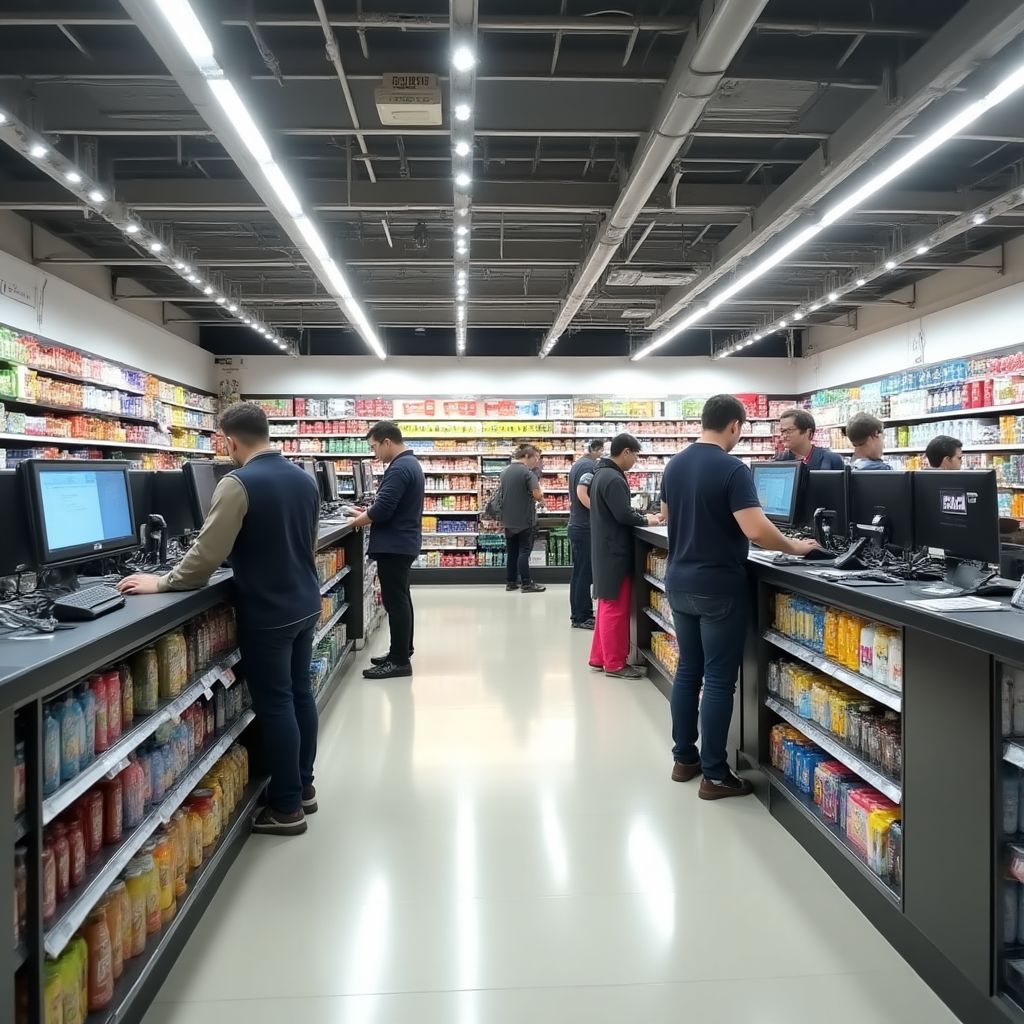 Interior de tienda YPF Full