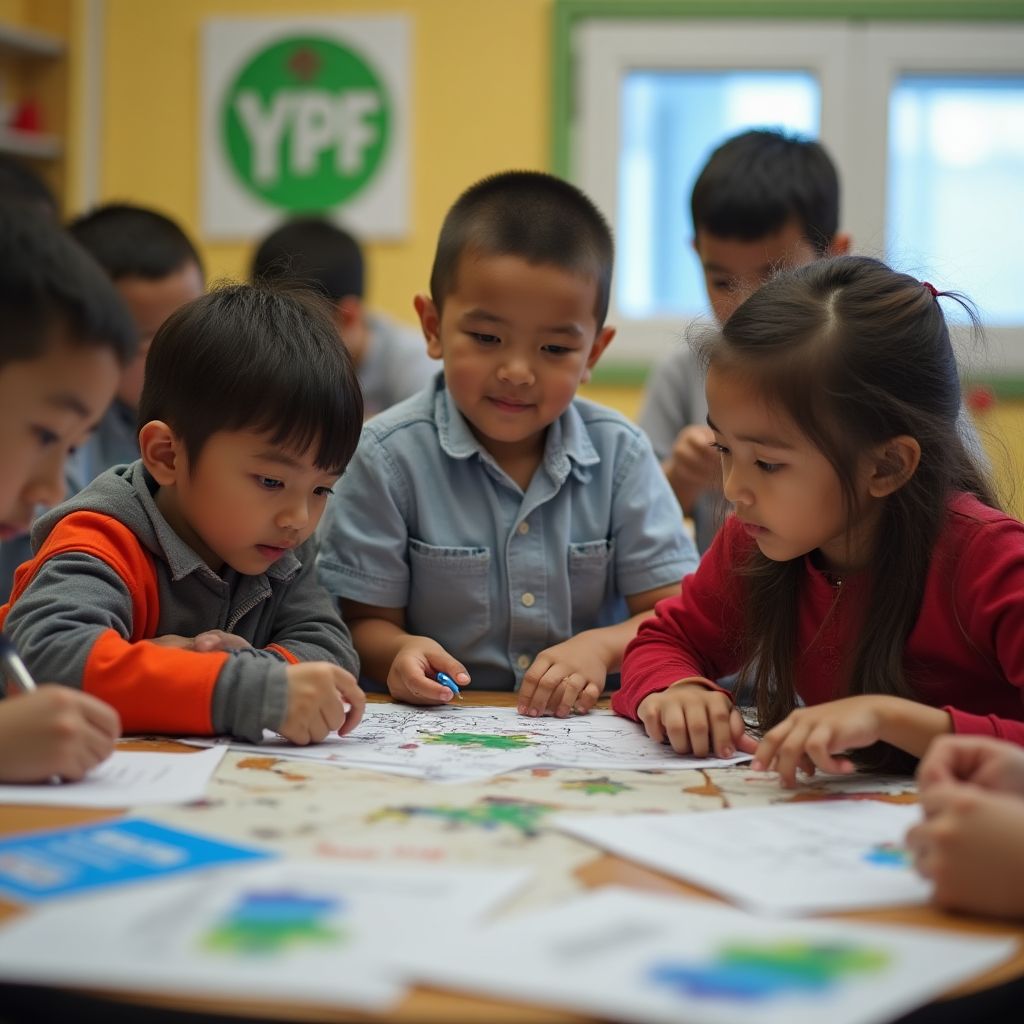 Programa educativo de YPF en escuelas